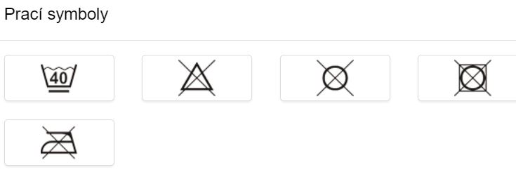 Prací symboly